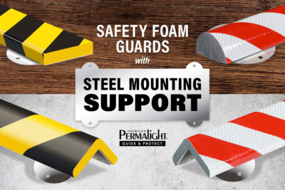 Safety Foam Guards with Steel Mounting Support