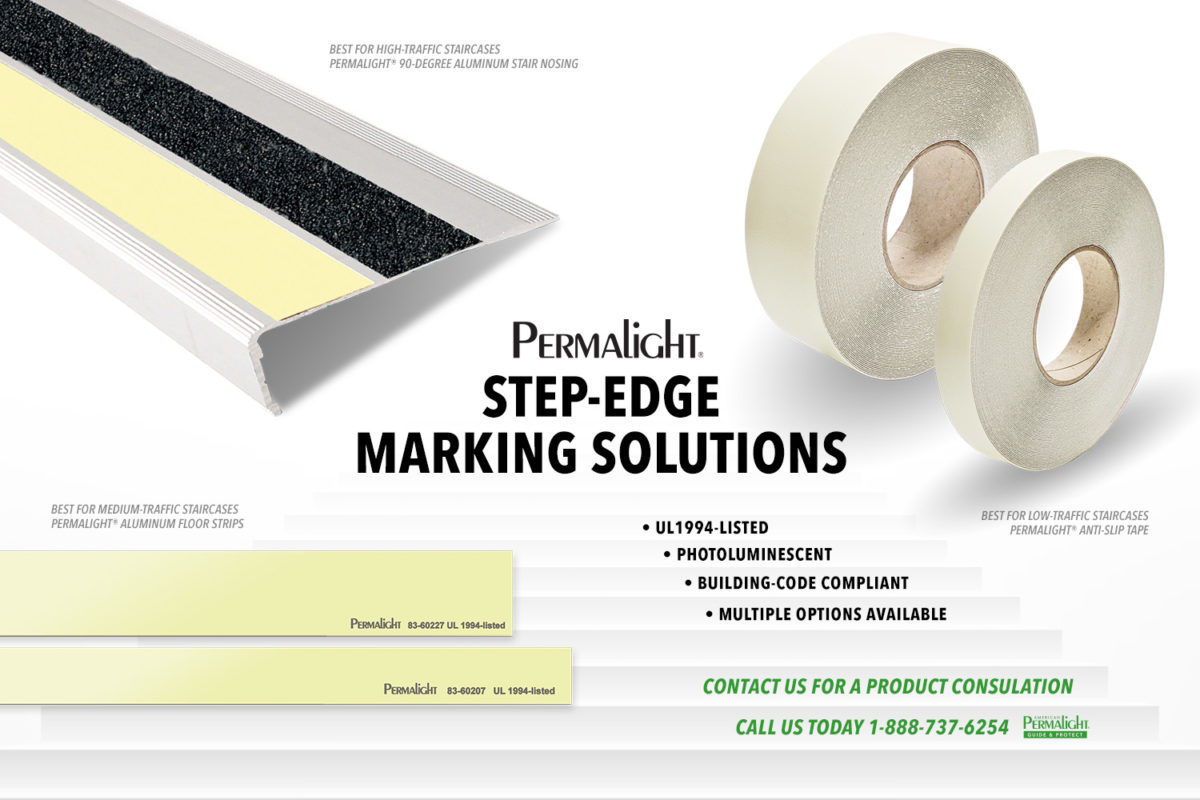 Guide & Protect with our PERMALIGHT® Step-Edge Marking Solutions