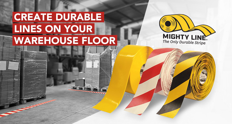 Mighty Line is the superior choice for warehouse floor marking!