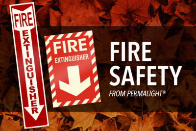 Find your Fire Extinguisher Easily with PERMALIGHT®
