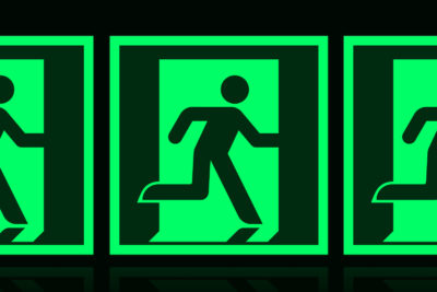 Create safety with the PERMALIGHT® Emergency Exit Symbol