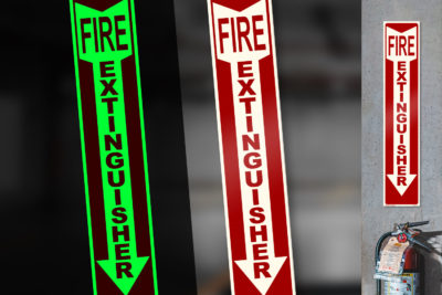 Make sure your Fire Extinguishers are Marked & Visible with PERMALIGHT