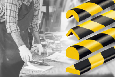 Make Your Work Area Safer with Black & Yellow Safety Foam Guards