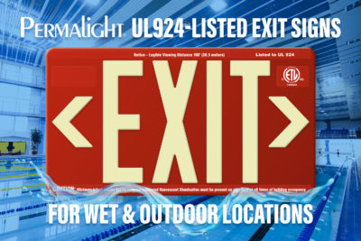 Indoor/Outdoor UL924 Exit Signs