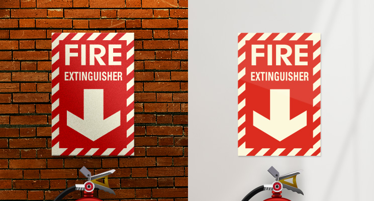 American PERMALIGHT® Fire Safety Signage