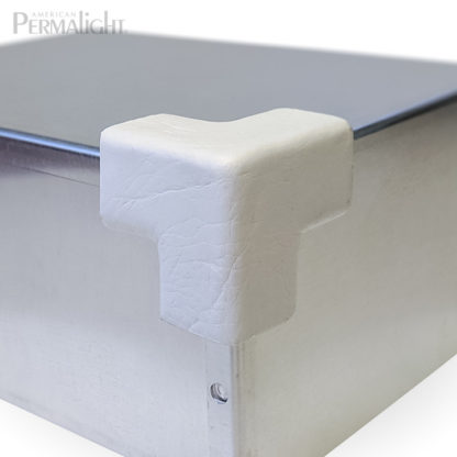 PERMALIGHT® 82-14909 3D Small White Squared Protective Corner
