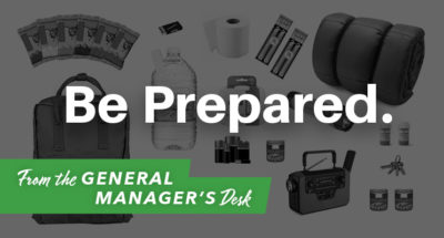 American PERMALIGHT® | From the General Manager's Desk | Be Prepared.