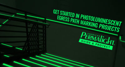 Get started with photoluminescent egress path markings - with American PERMALIGHT®
