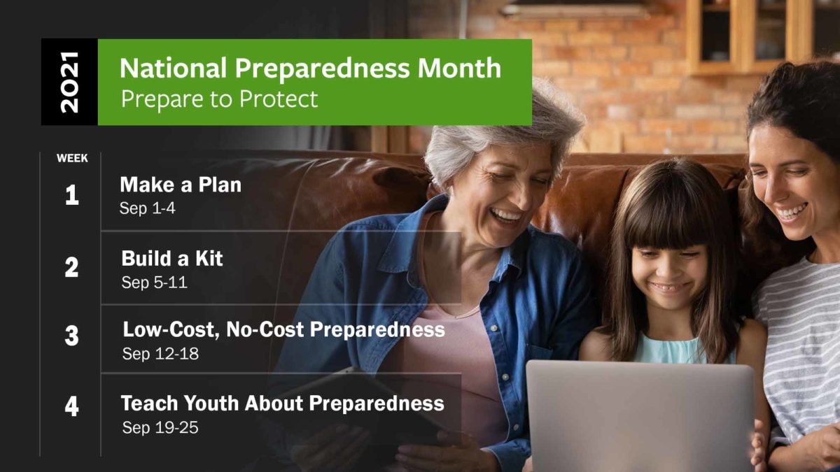 202 National Preparedness Month Schedule