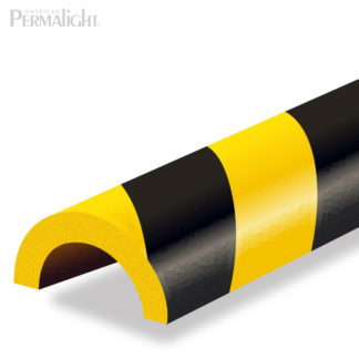 Safety Foam Guard Pipe Protection, Type R2, Black / Yellow, Self-Adhesive (39 3/8 in)